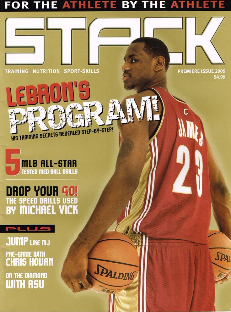 LeBron James — STACK Magazine premiere issue, 2005
